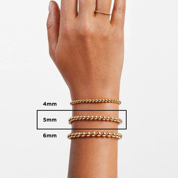 Women's Initial Pisa Stretch Bracelet Personalized Gold Plated Bracelet Jewelry - Picture 2 of 7